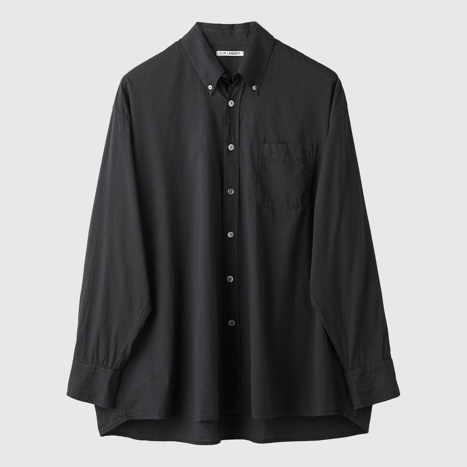 Our Legacy Borrowed BD Shirt - Black Voile