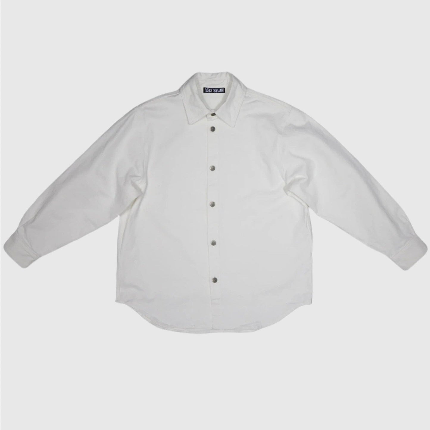 1313 SELAH Danni Denim Overshirt - Off White Overshirt 1313 SELAH 