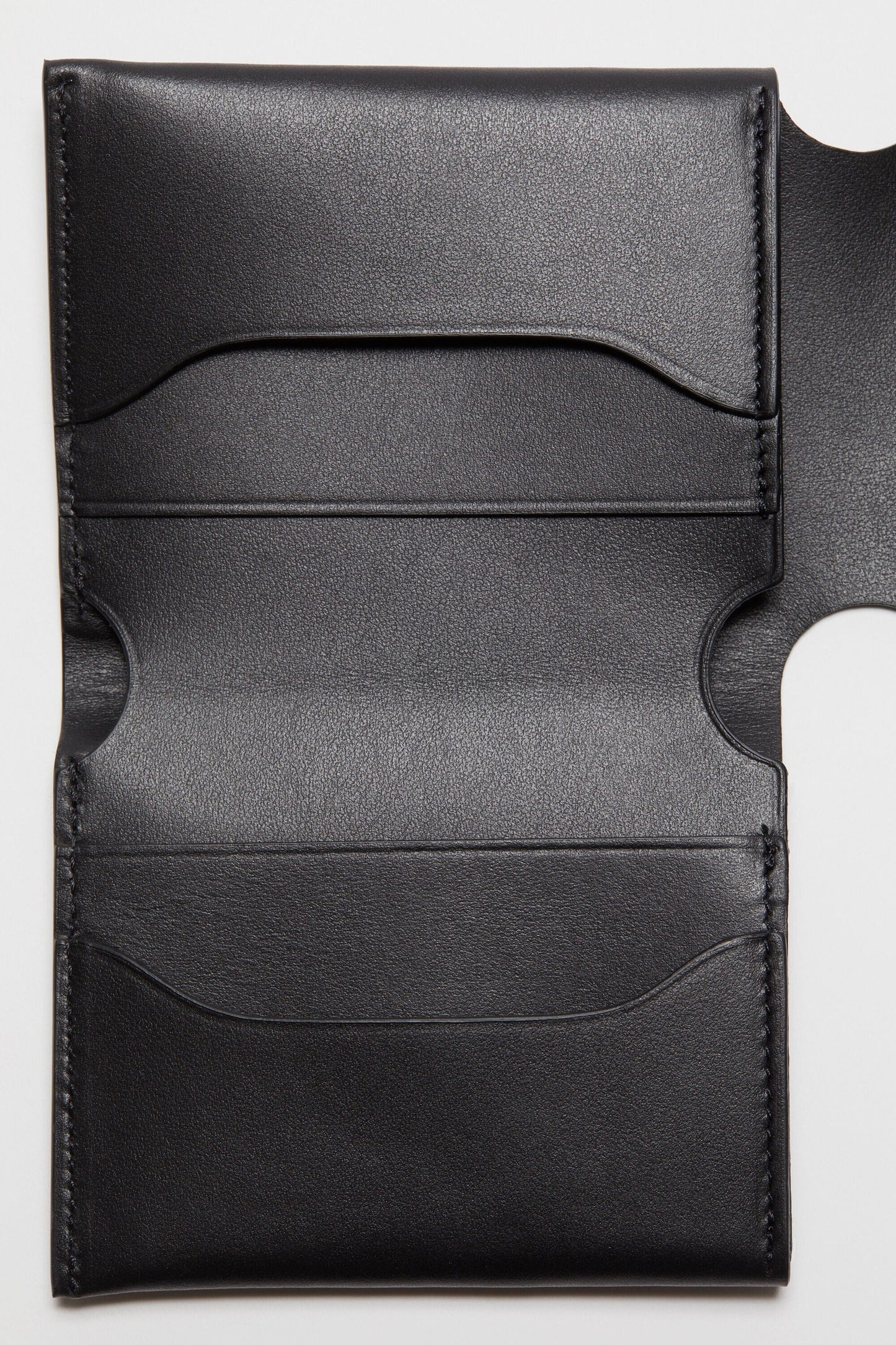 Acne Studios Folded Card Holder - Black Wallet Acne Studios 