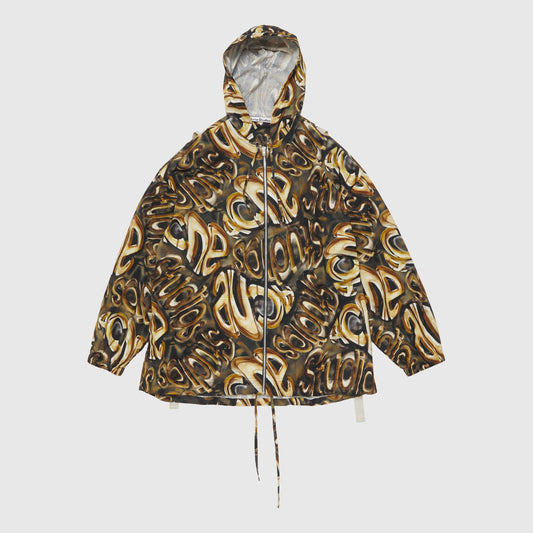 Acne Studios Hooded Overshirt - Black/Gold Overshirt Acne Studios 