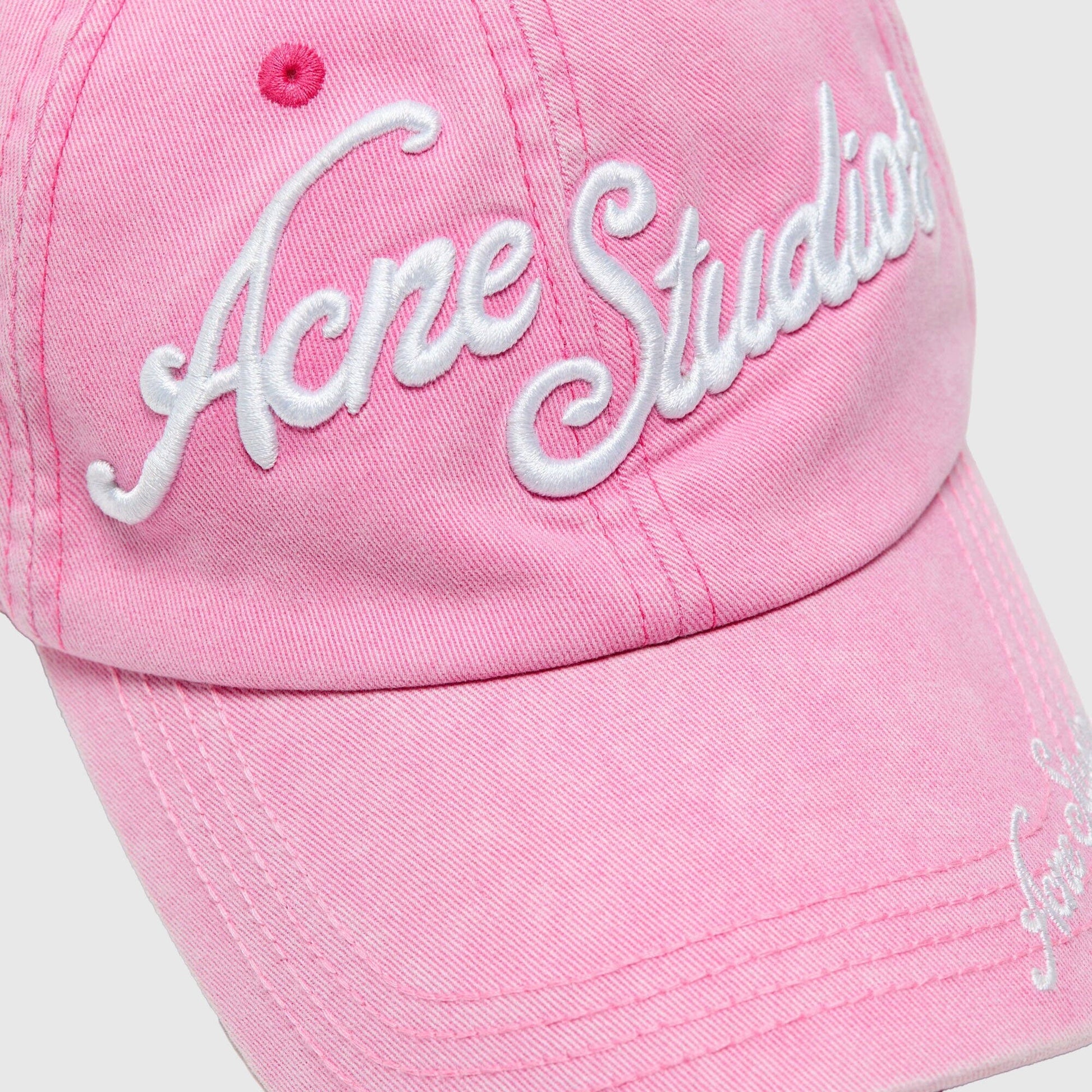 Acne Studios Script Logo Cap - Bubble Pink Cap Acne Studios 