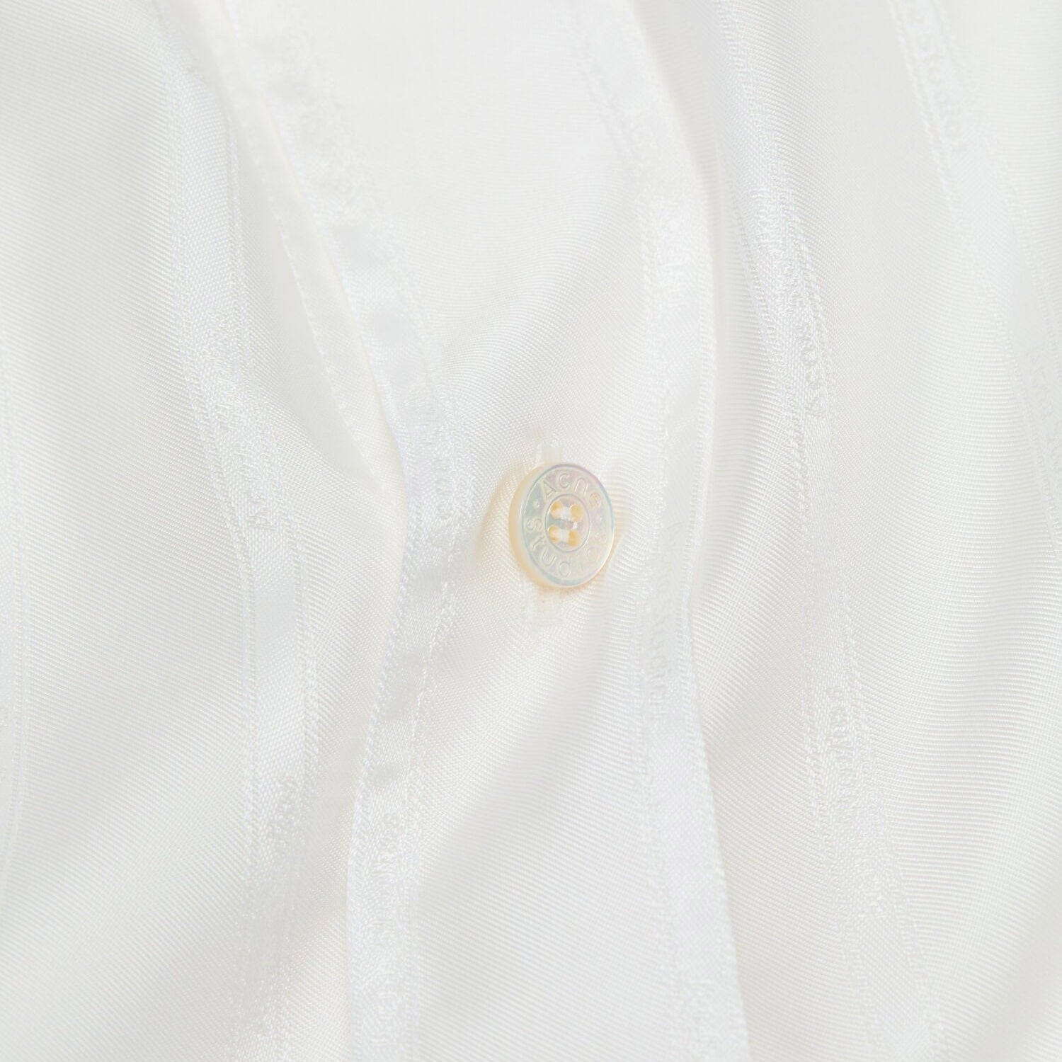 Acne Studios Self-Stripe Shirt - White Shirt Acne Studios 