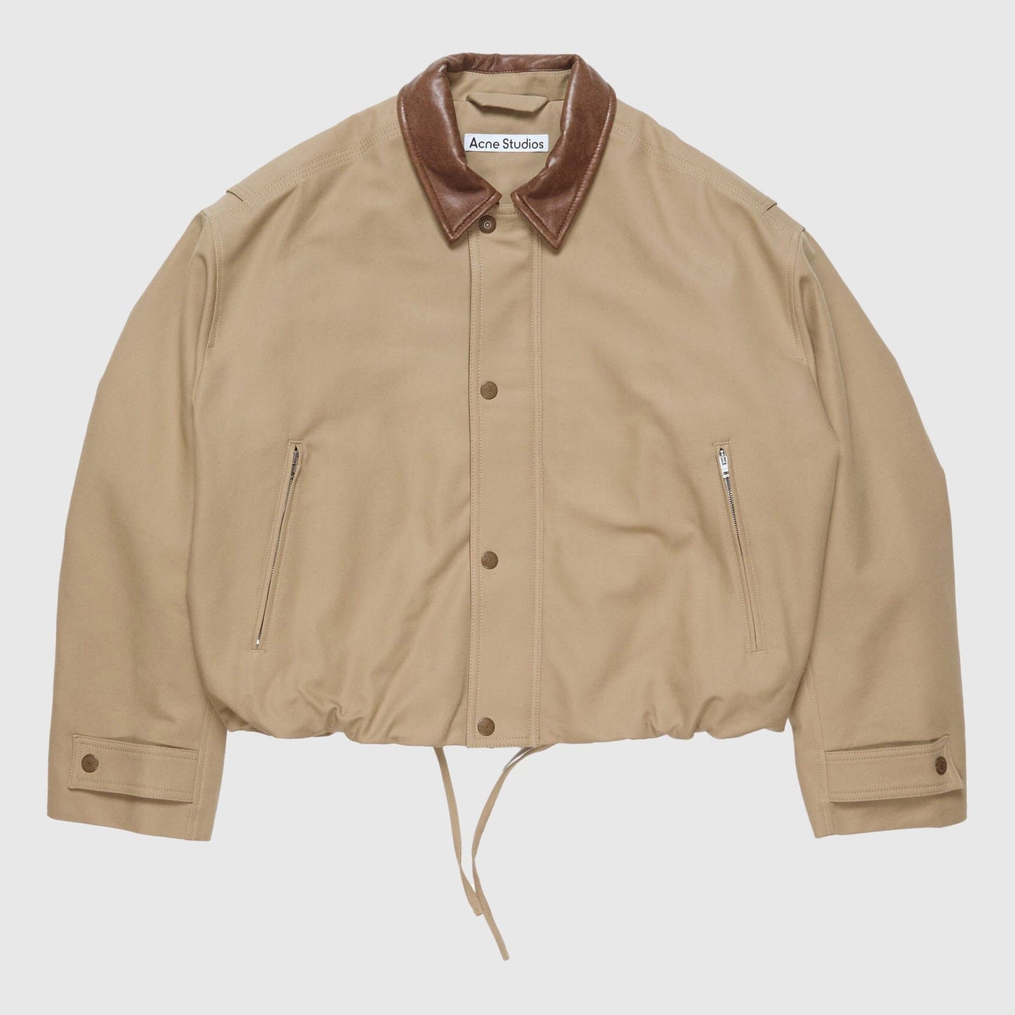 Acne Studios Twill Jacket - Khaki Beige Outerwear Acne Studios 