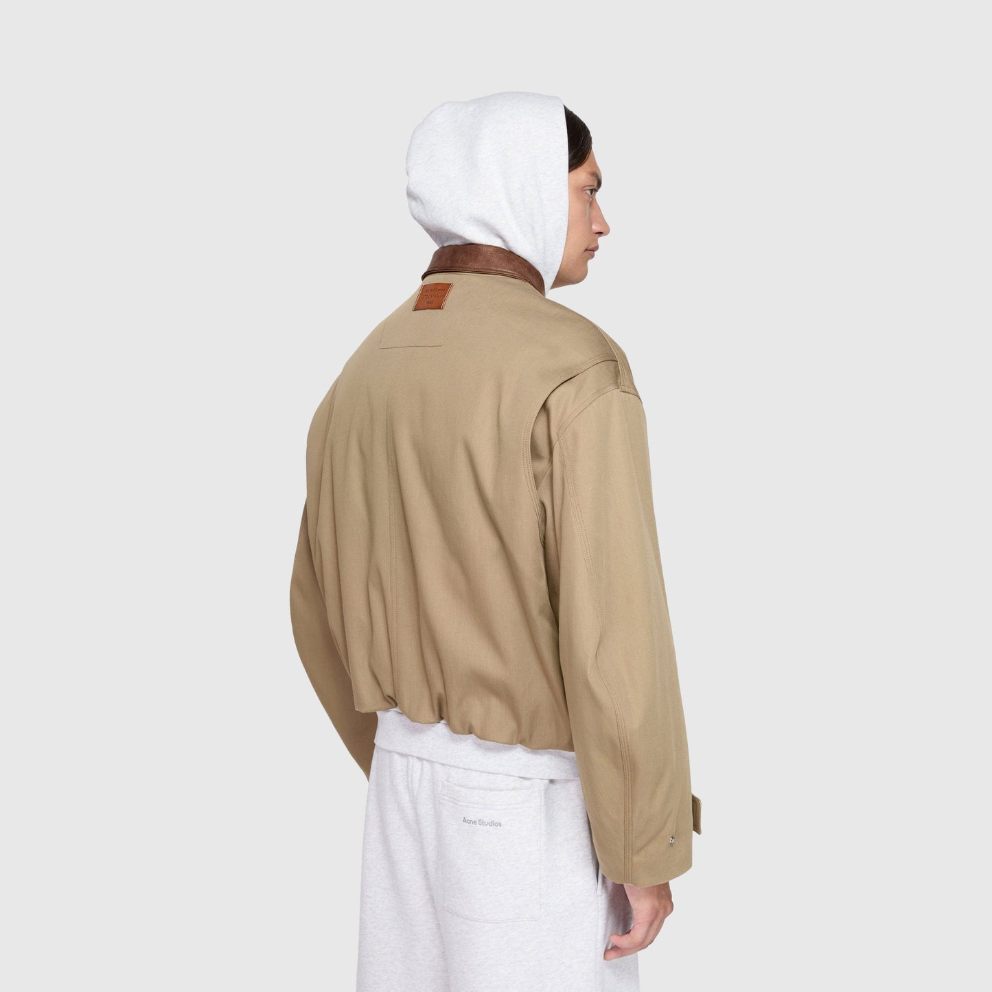 Acne Studios Twill Jacket - Khaki Beige Outerwear Acne Studios 