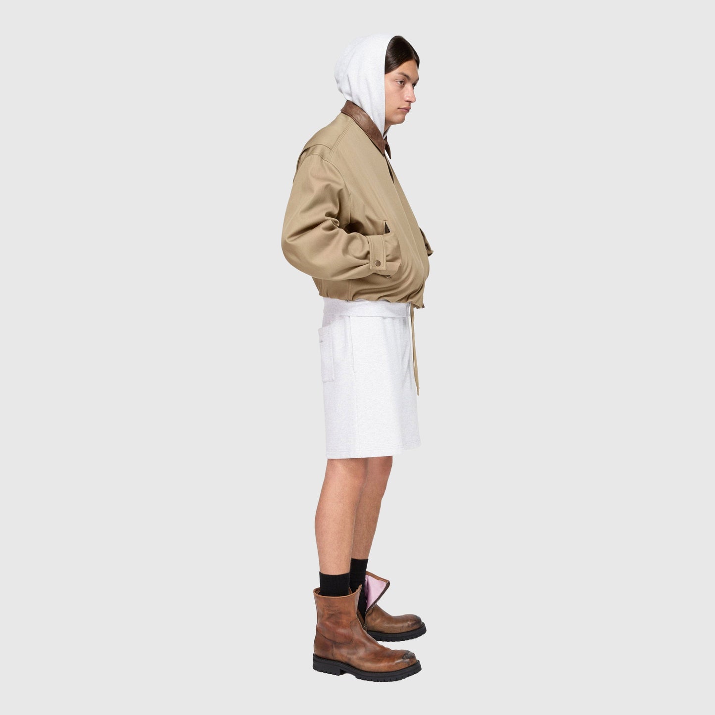 Acne Studios Twill Jacket - Khaki Beige Outerwear Acne Studios 