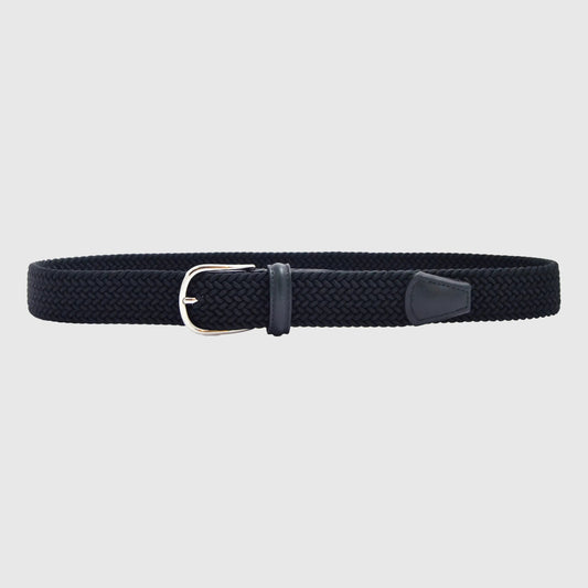 Anderson's Classic Elastic Woven Belt - Navy Belt Anderson's 