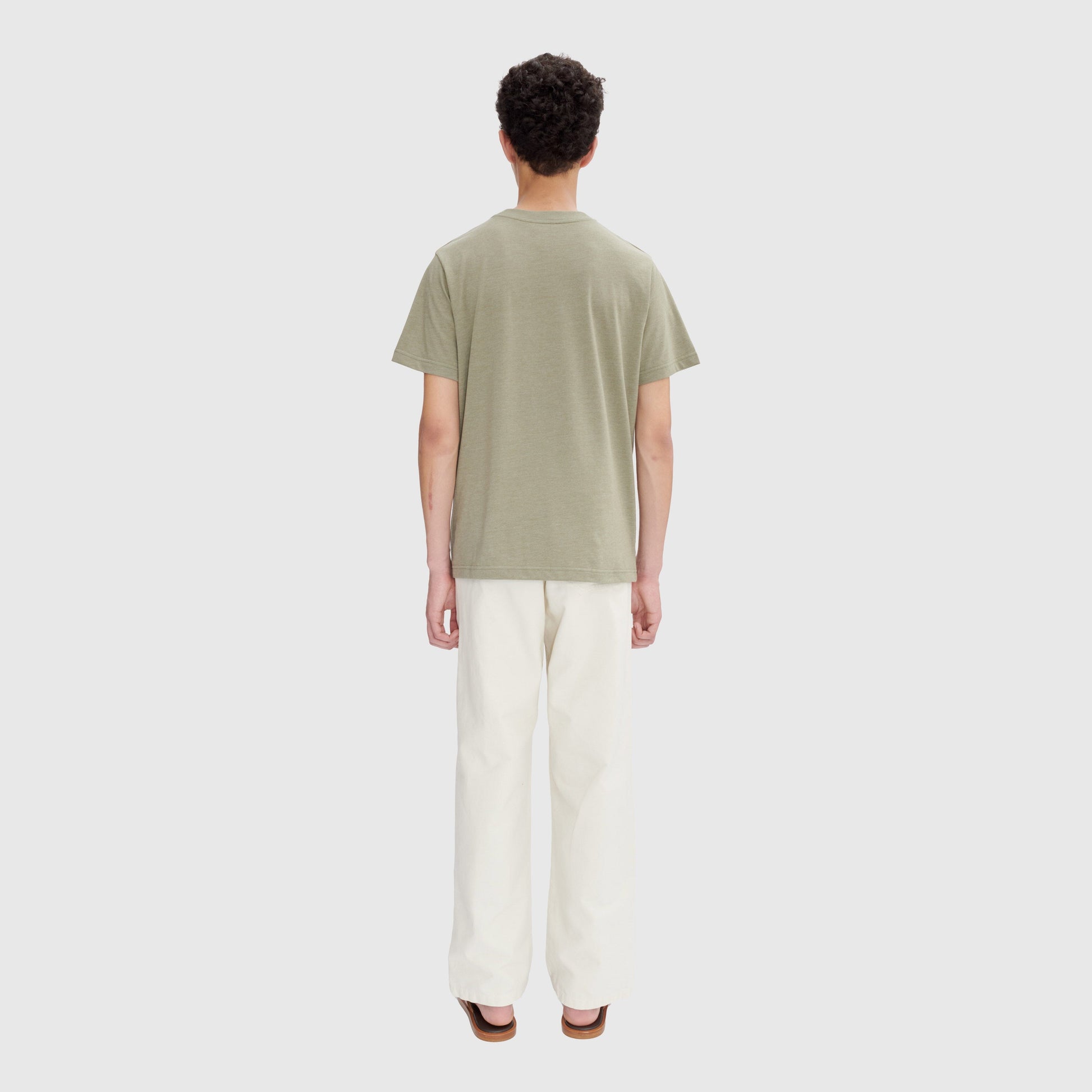 A.P.C. Brodee APC Standard T-Shirt - Kaki Chine T-shirt A.P.C. 