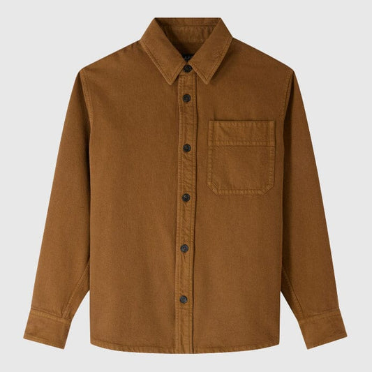 A.P.C. Brodee Basile Overshirt - Tobacco Overshirt A.P.C. 