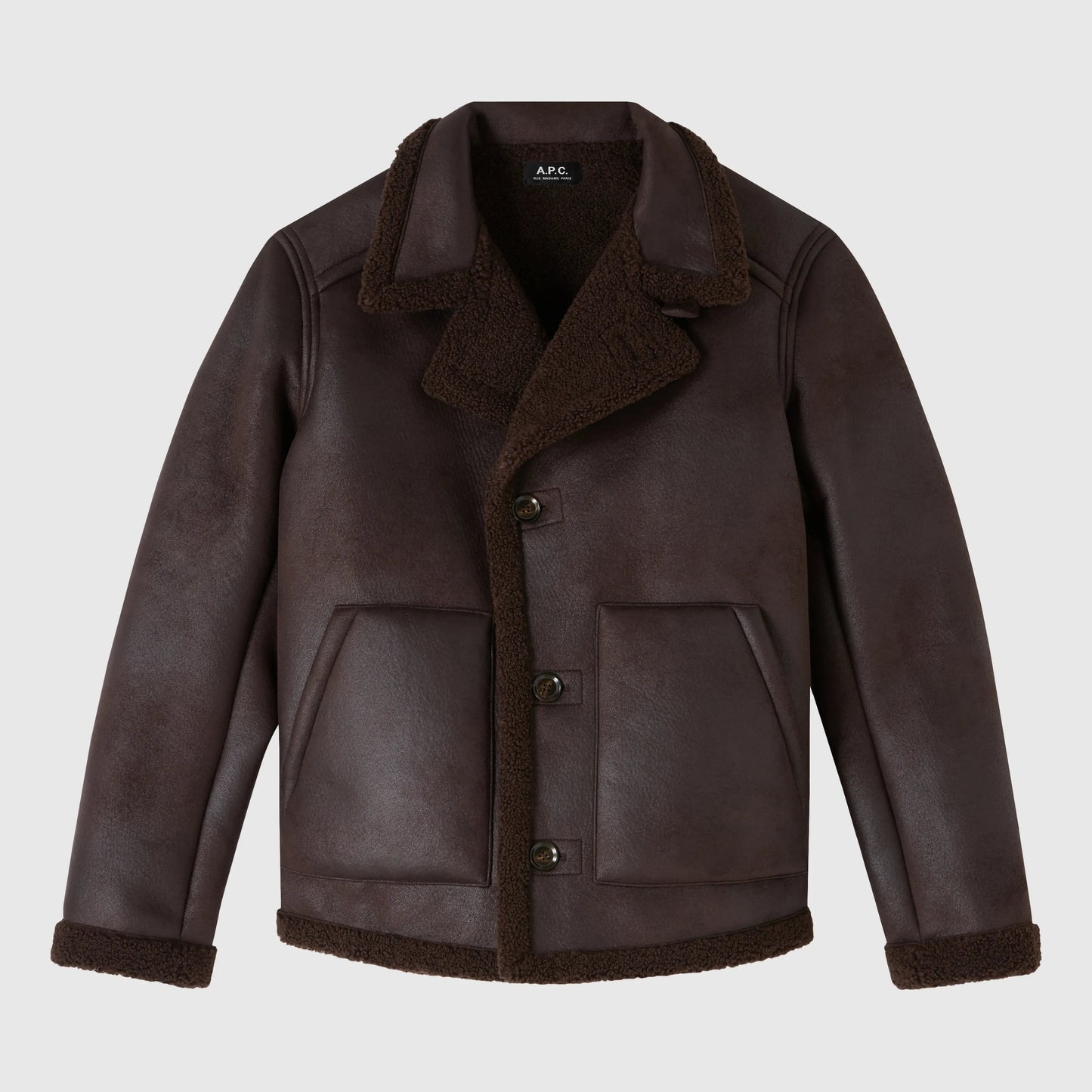 A.P.C. Finn Jacket - Dark Brown Jacket A.P.C. 