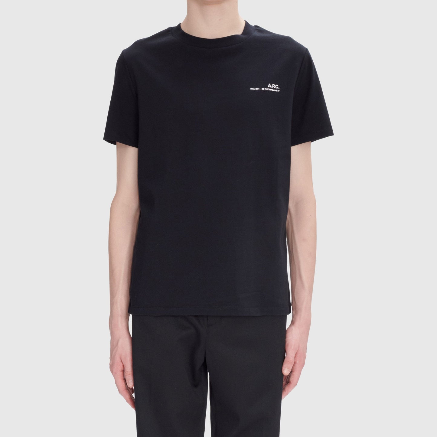 A.P.C. Item Standard T-Shirt - Noir/Blanc T-shirt A.P.C. 