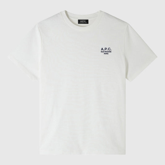 A.P.C. Madame Rue Standard T-Shirt - White/Dark Navy T-Shirt A.P.C. 