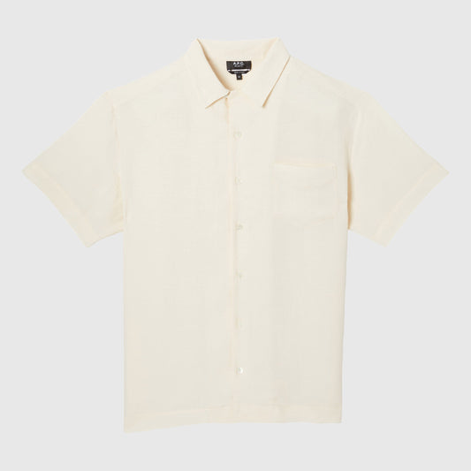 A.P.C. Roy SS Shirt - Ecru Shirt A.P.C. 