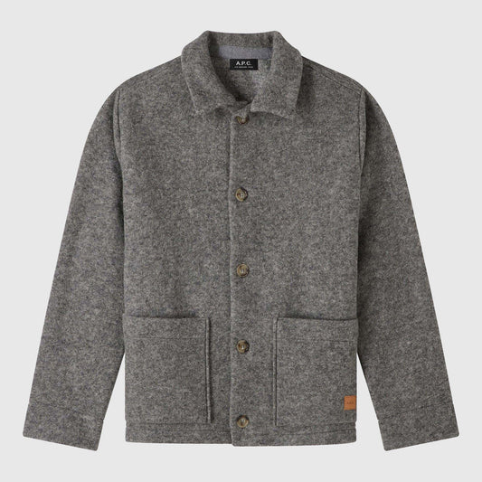 A.P.C. Thais Jacket - Heathered Light Grey Jacket A.P.C. 