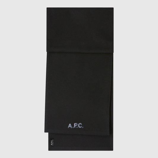 A.P.C. William Scarf - Black Scarf A.P.C. 