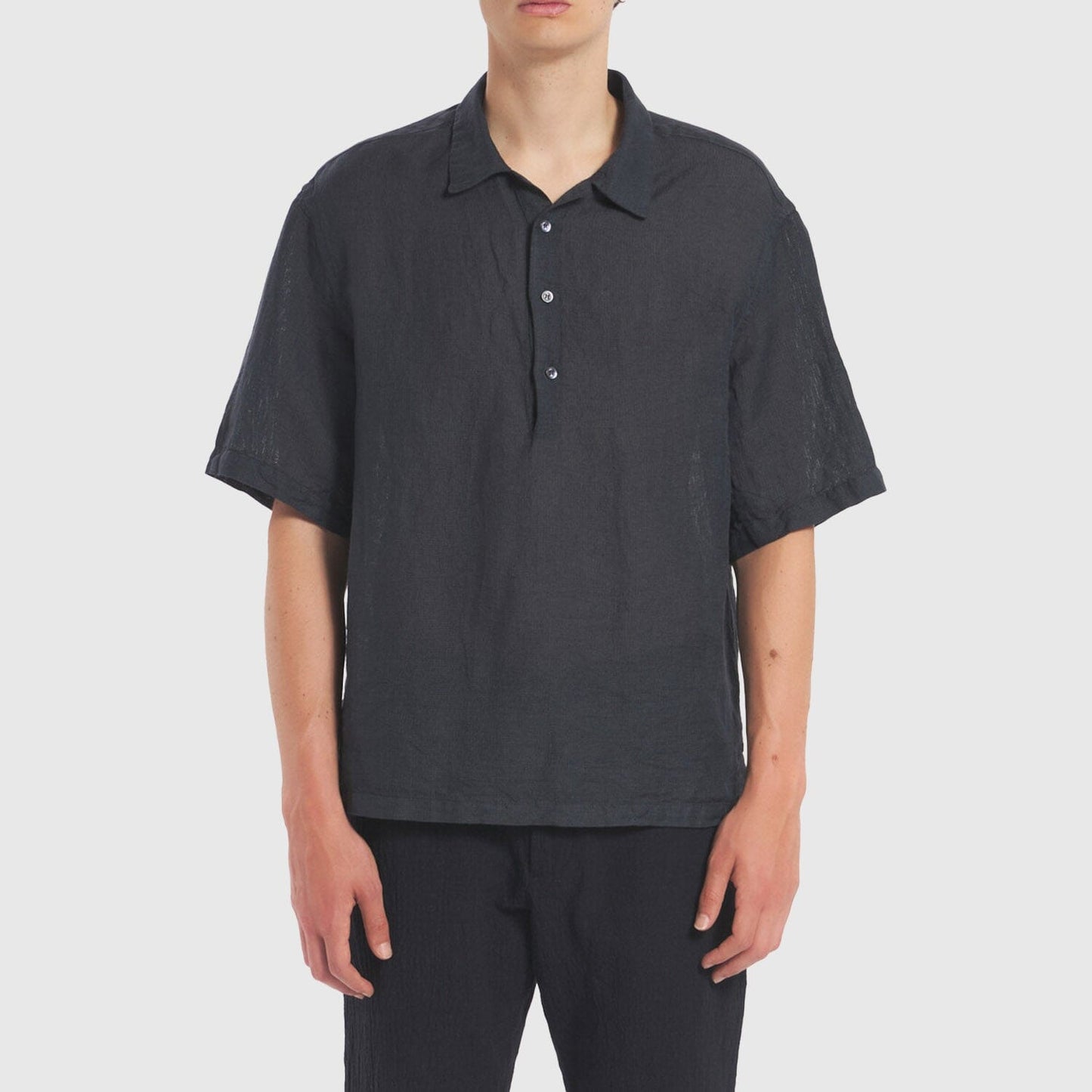 Barena Venezia Mola Net Shirt - Piombo Shirt Barena Venezia 