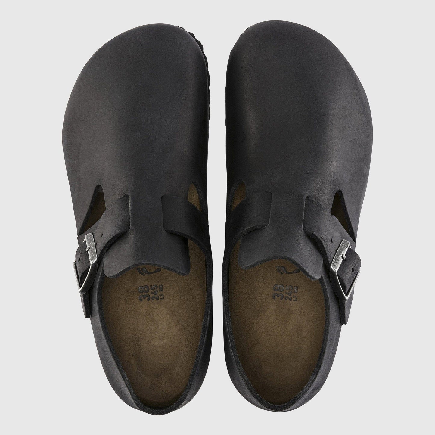 Birkenstock London Shoe Oiled Leather - Black Shoes Birkenstock 