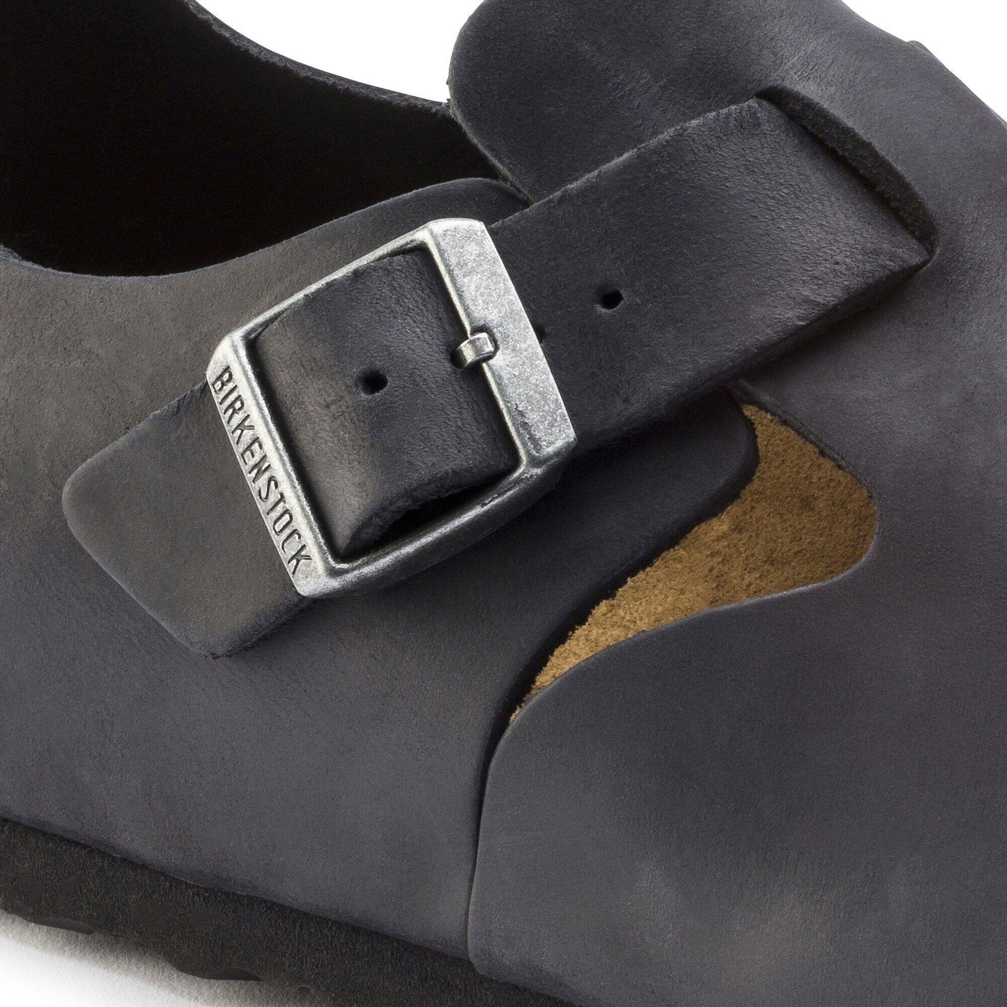 Birkenstock London Shoe Oiled Leather - Black Shoes Birkenstock 