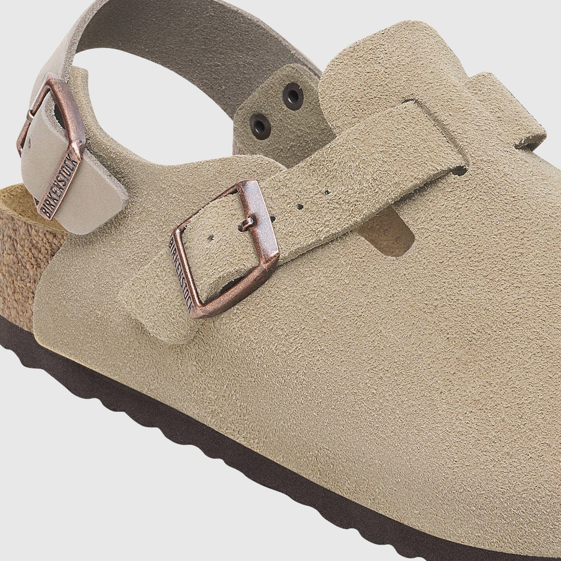 Birkenstock Tokio II Clog Suede - Taupe Shoes Birkenstock 