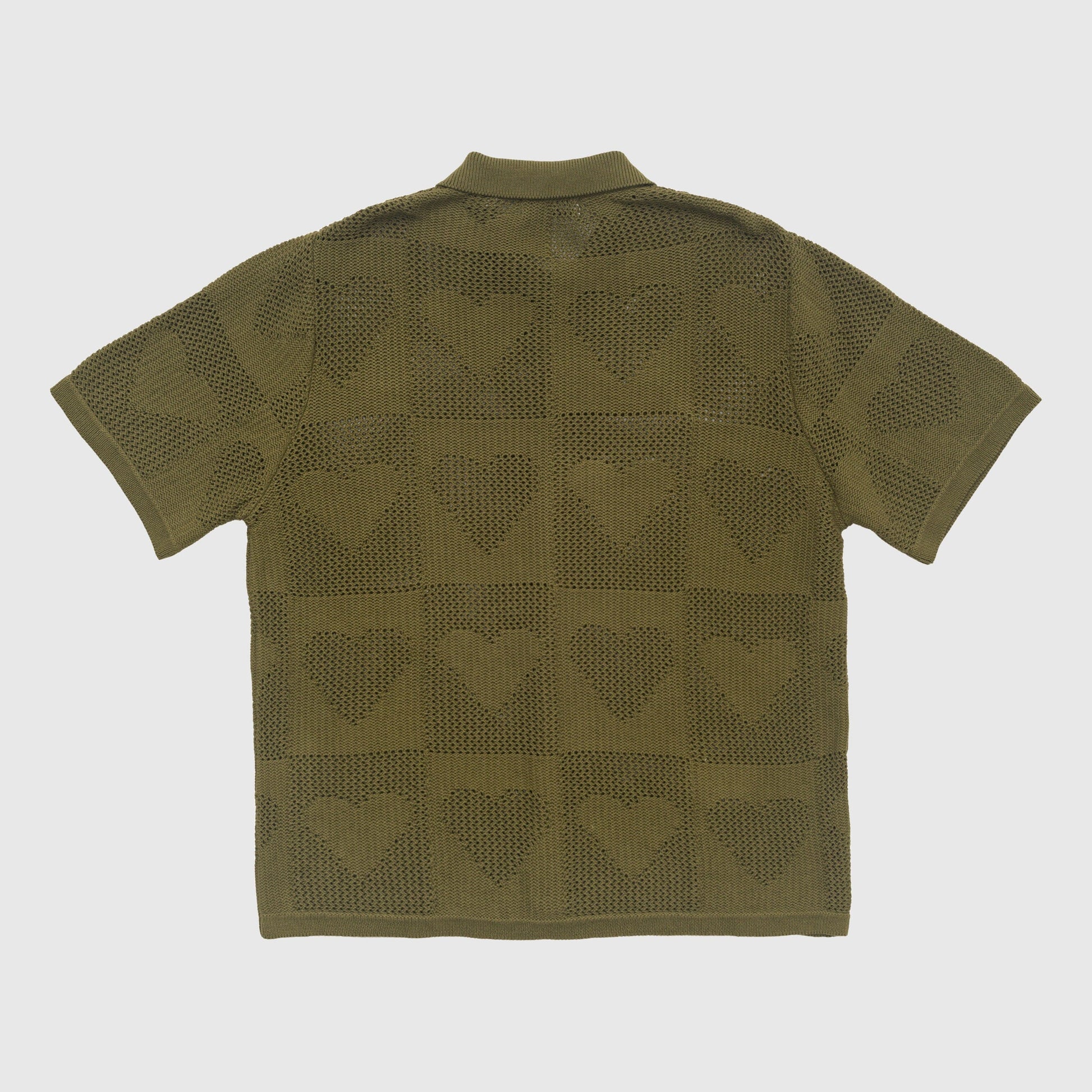 Carne Bollente Cupid's Net Shirt - Olive Shirt Carne Bollente 