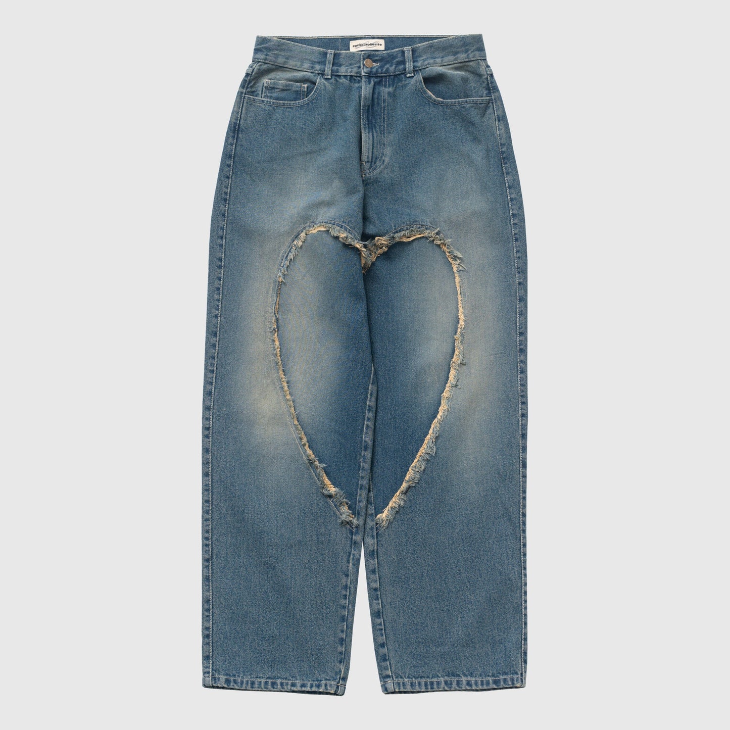 Carne Bollente Love Pants 00's Jeans - Jet Bleached Blue Pants Carne Bollente 