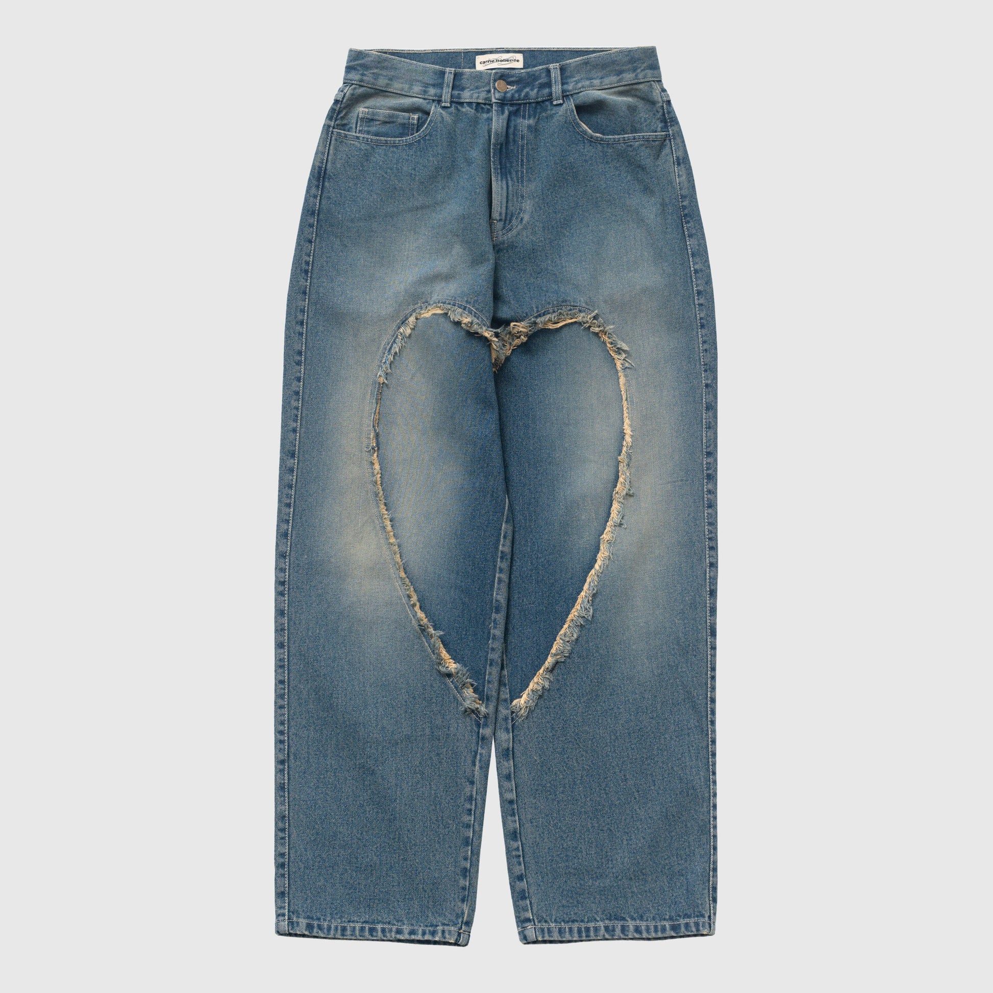 Carne Bollente Love Pants 00's Jeans - Jet Bleached Blue Pants Carne Bollente 