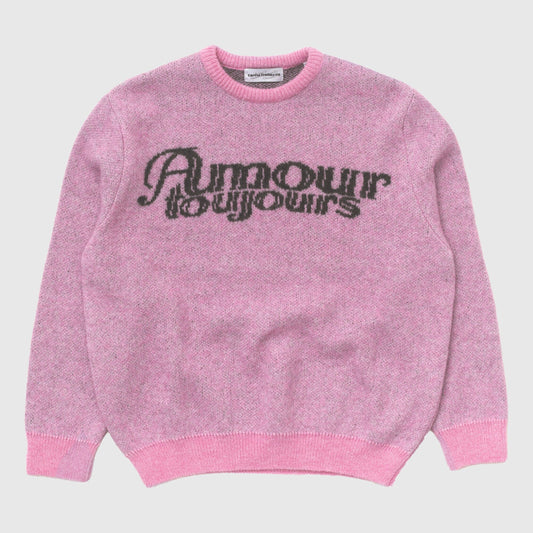 Carne Bollente Mon Amour Toujours Sweater - Pink Knitwear Carne Bollente 