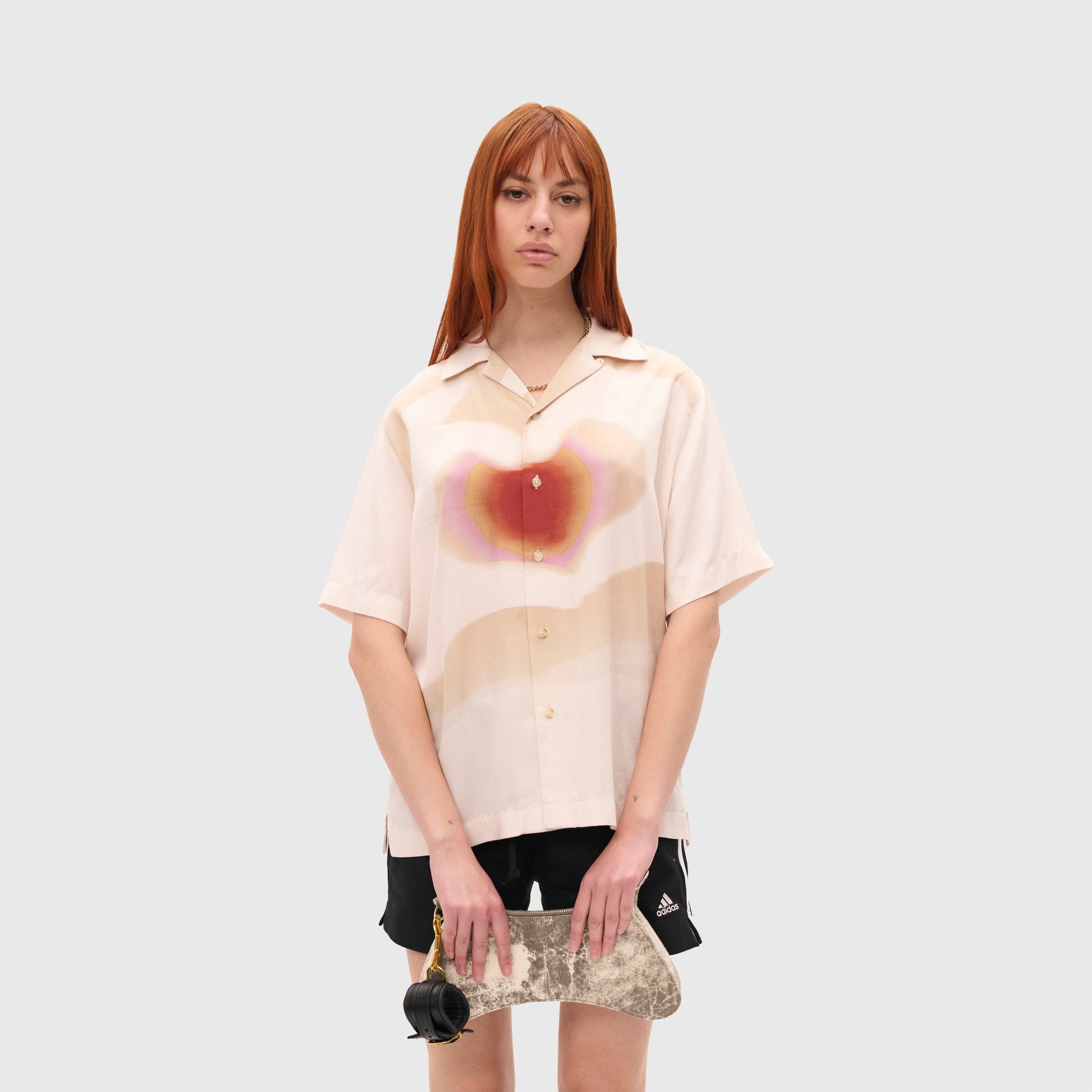 Carne Bollente Pulse Of Love Shirt - Beige Shirt Carne Bollente 