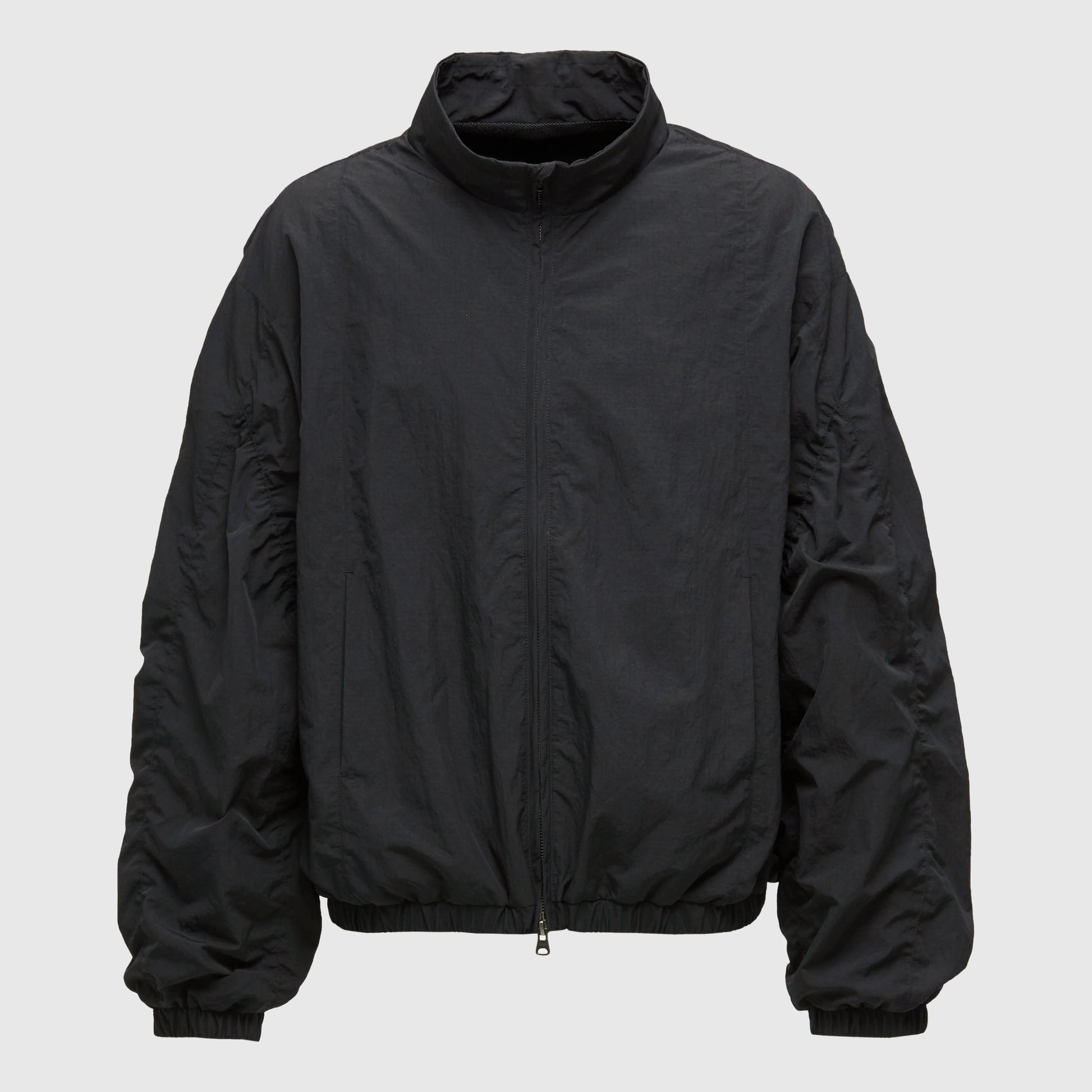 COOR Tail Drawstring Windbreaker - Black Jacket COOR 