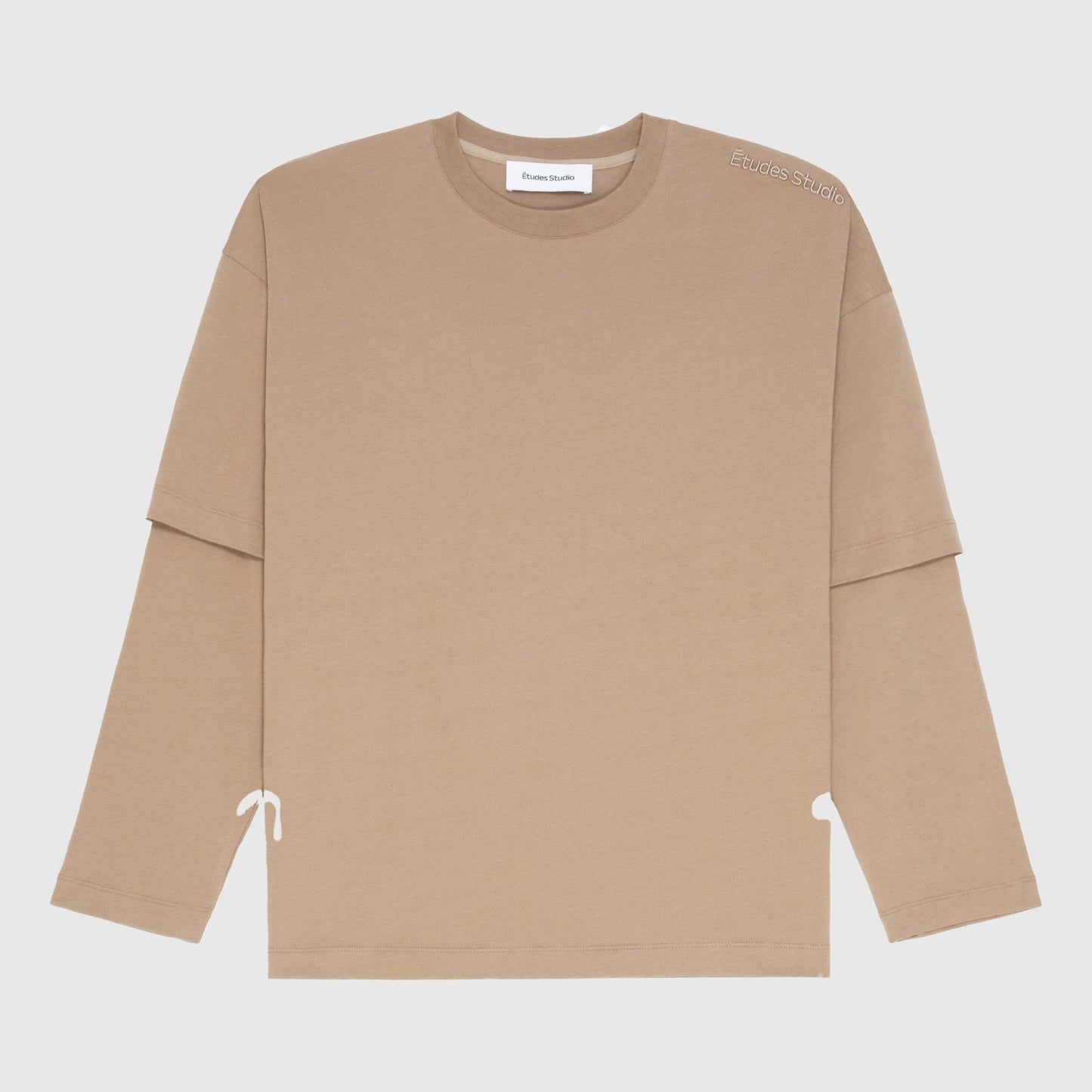 Études Double Sleeve T-Shirt - Tan T-Shirt Études 