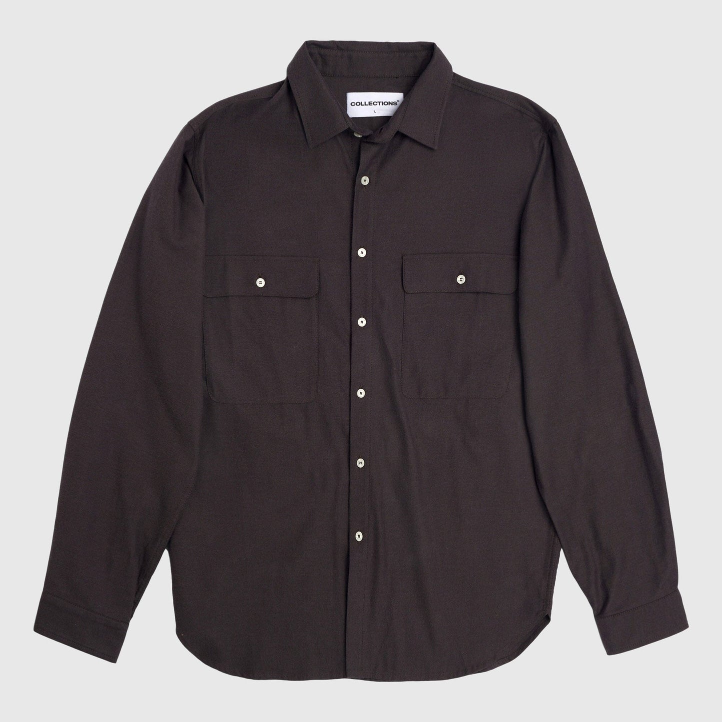 F5 Iwo Shirt - Warm Grey Shirt F5 Collections 