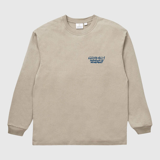 Gramicci Napping Climber L/S Tee - Smoky Sand Longsleeve Gramicci 