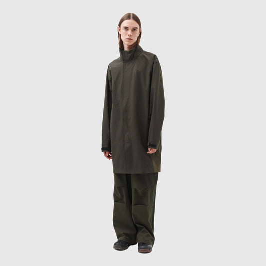 Hiking Patrol 3L Shell Long Coat - Moss Green Coat Hiking Patrol 