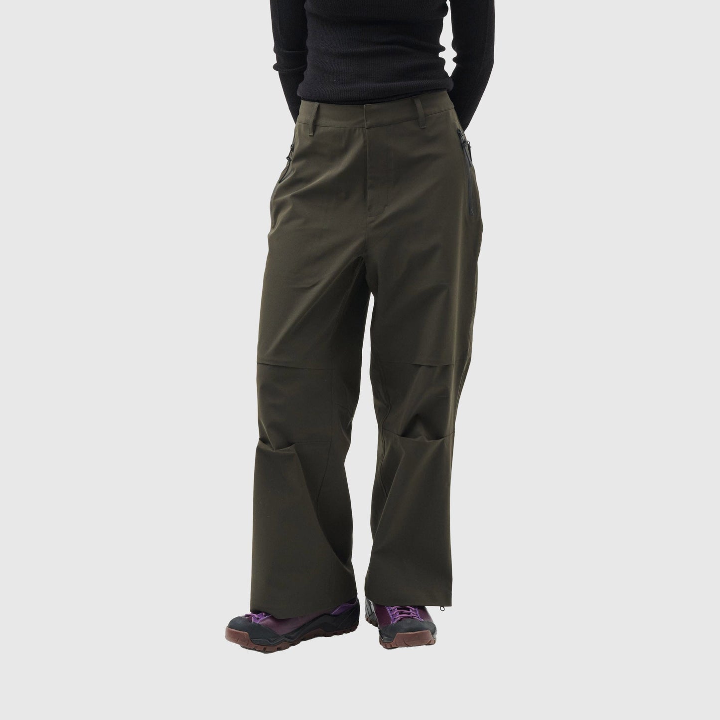 Hiking Patrol 3L Shell Trouser - Moss Green Pants Hiking Patrol 