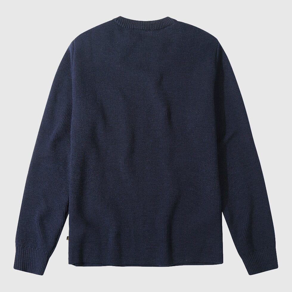 Le Mont Saint Michel Salaun Virgin Wool Sweater - Navy Knitwear Le Mont Saint Michel 