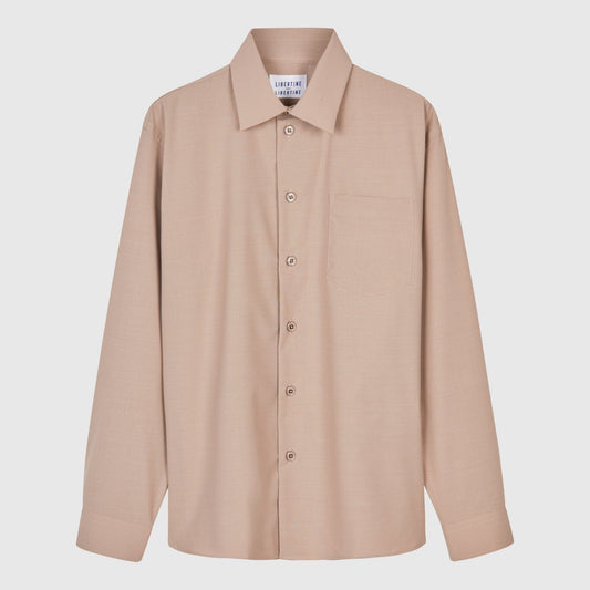 Libertine-Libertine Record Shirt - Taupe Shirt Libertine-Libertine 