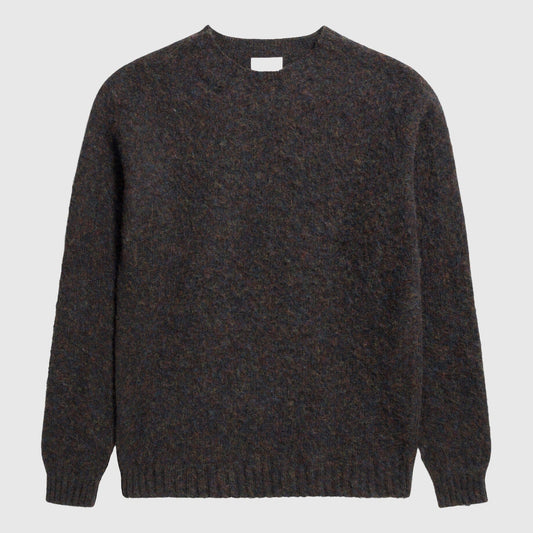 Norse Projects Birnir Brushed Lambswool Sweater - Black Multi Knitwear Norse Projects 