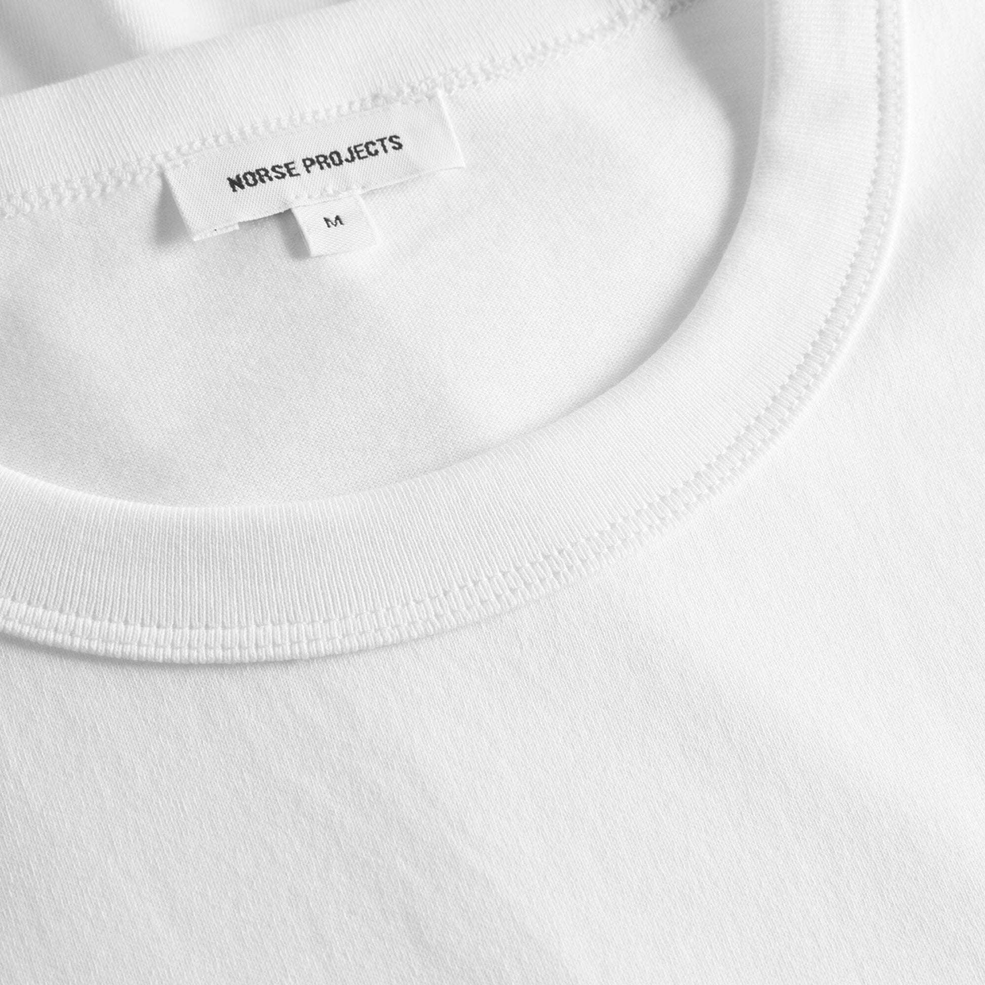 Norse Projects Holger Organic Globe Print T-Shirt - White T-shirt Norse Projects 