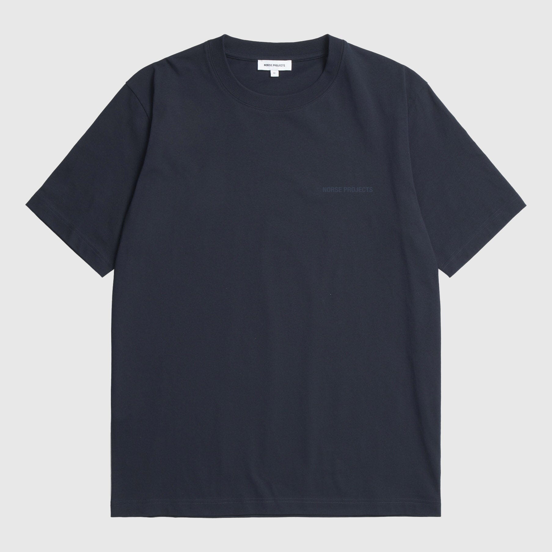 Norse Projects Johannes Organic NORSE Logo Print T-shirt - Dark Navy T-shirt Norse Projects 