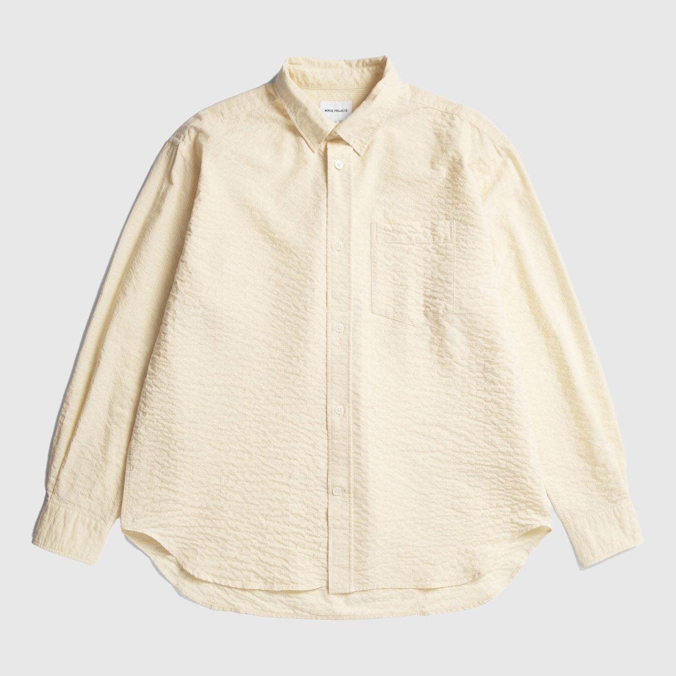 Norse Projects Mo Oversized Check Shirt - Oatmeal Shirt Norse Projects 