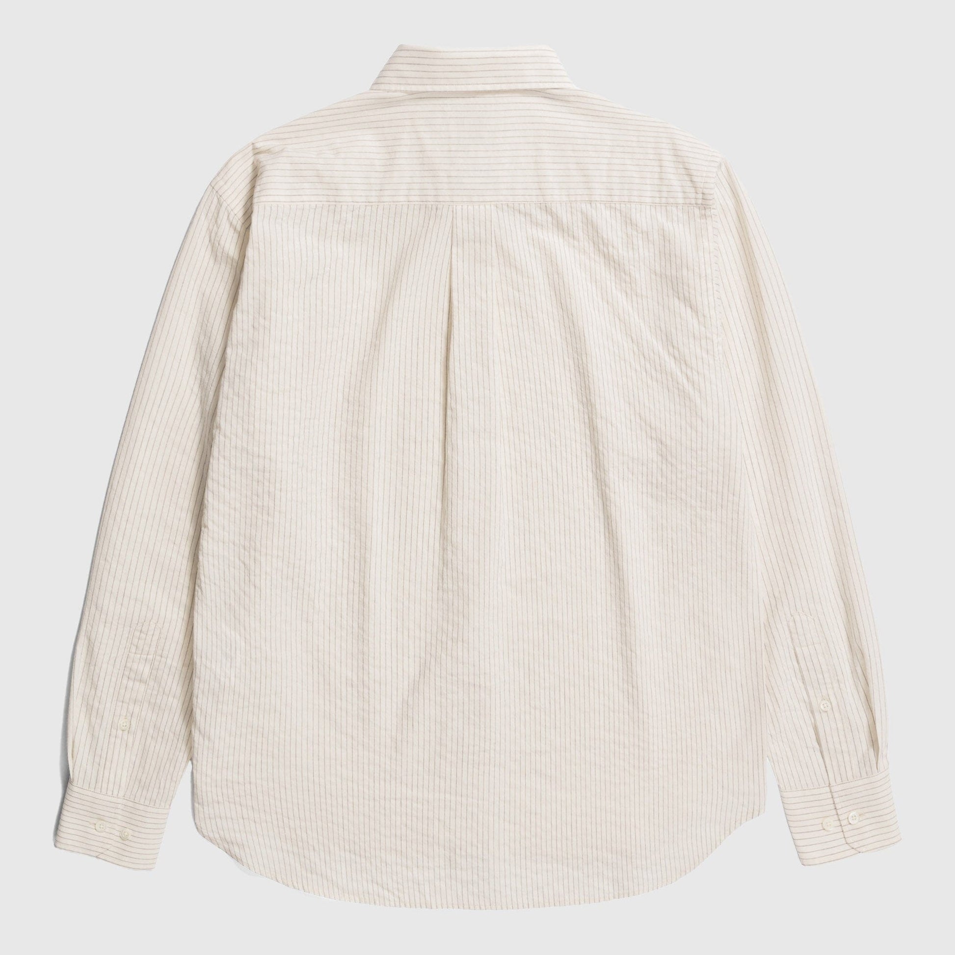 Norse Projects Mo Oversized Striped Shirt - Ecru Shirt Norse Projects 