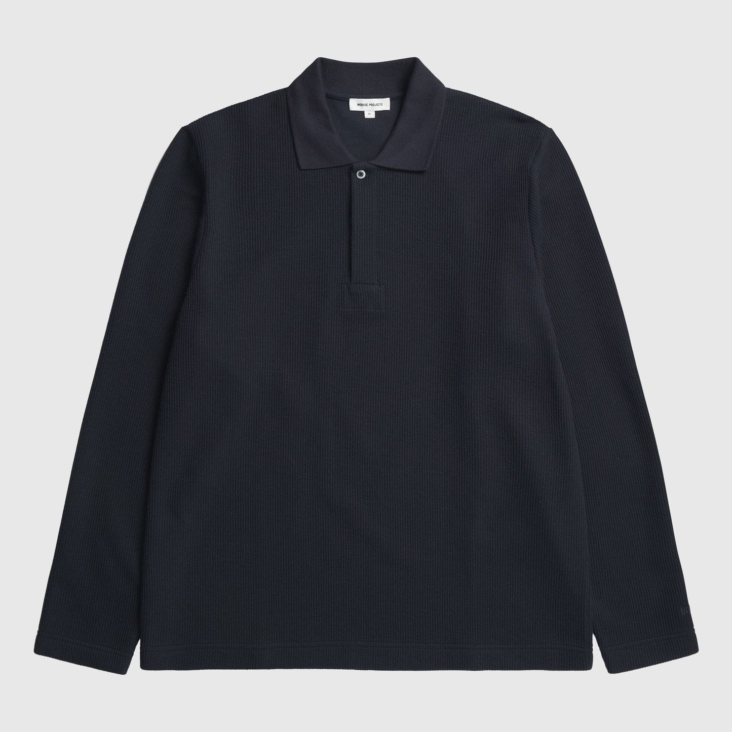 Norse Projects Ruben Double Face LS Polo - Dark Navy Sweatshirt Norse Projects 