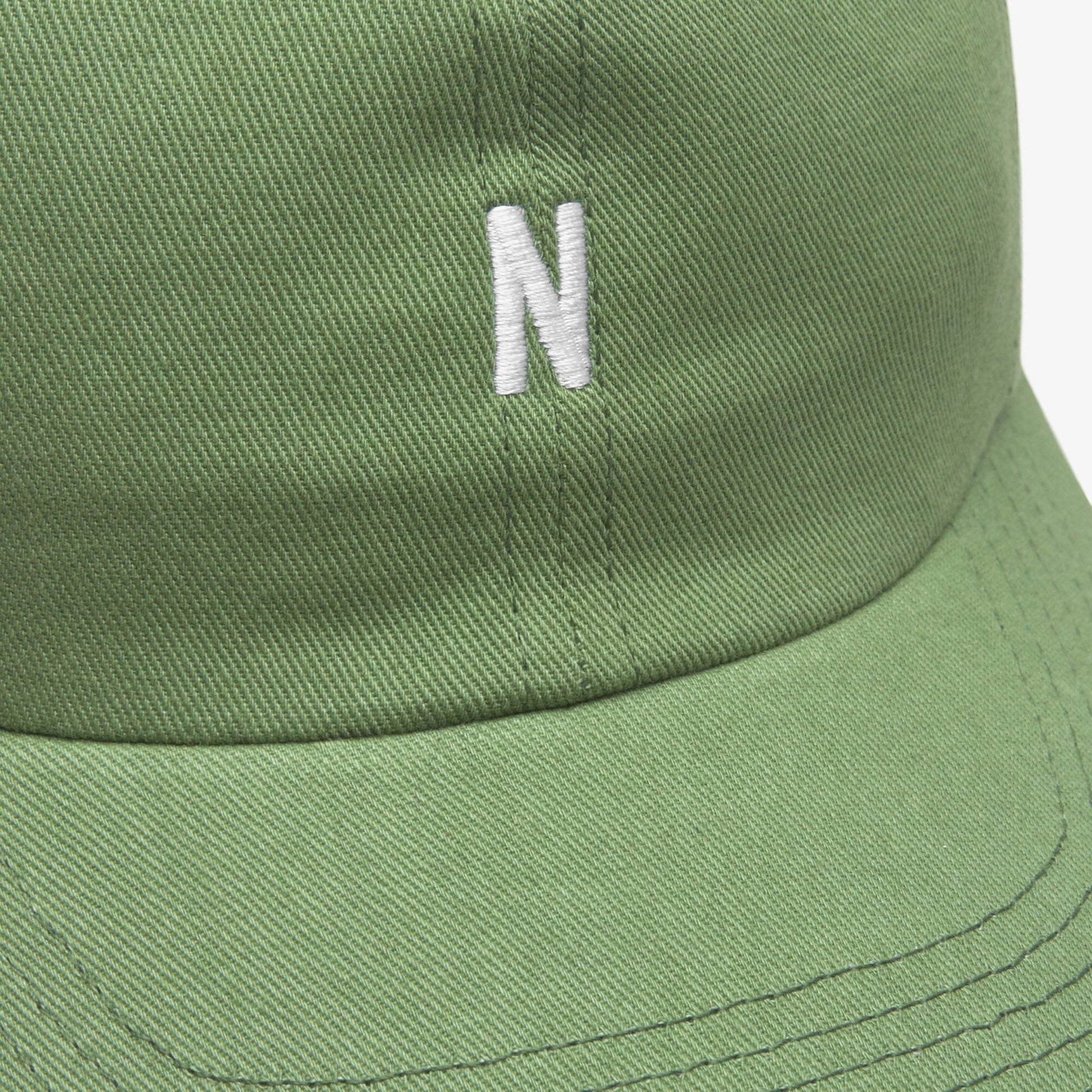 Norse Projects Twill Sports Cap - Moss Green Cap Norse Projects 