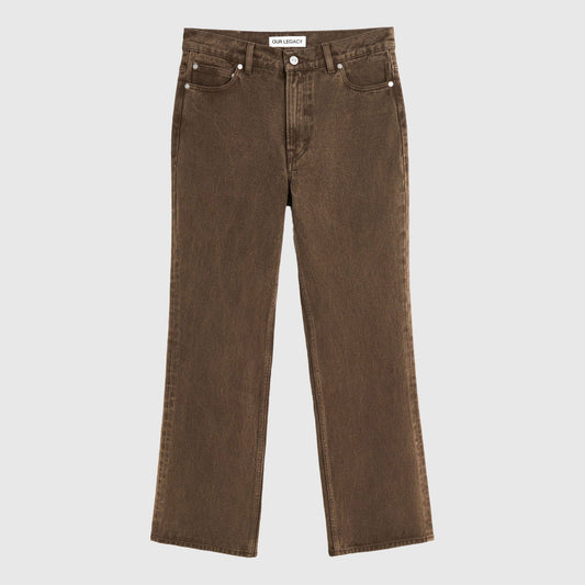 Our Legacy 70s Cut Jeans - Choco Overdye Pants Our Legacy 