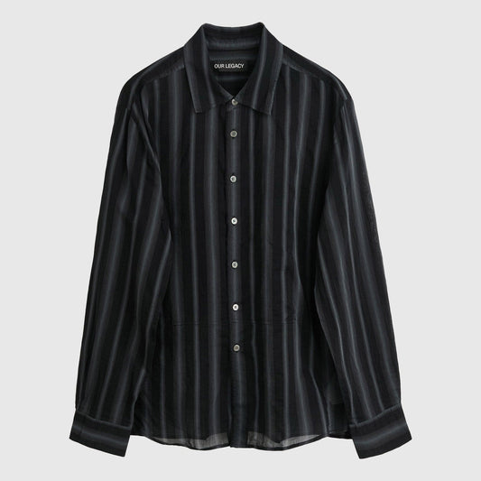 Our Legacy Adorn Shirt - Noir Stripe Shirt Our Legacy 