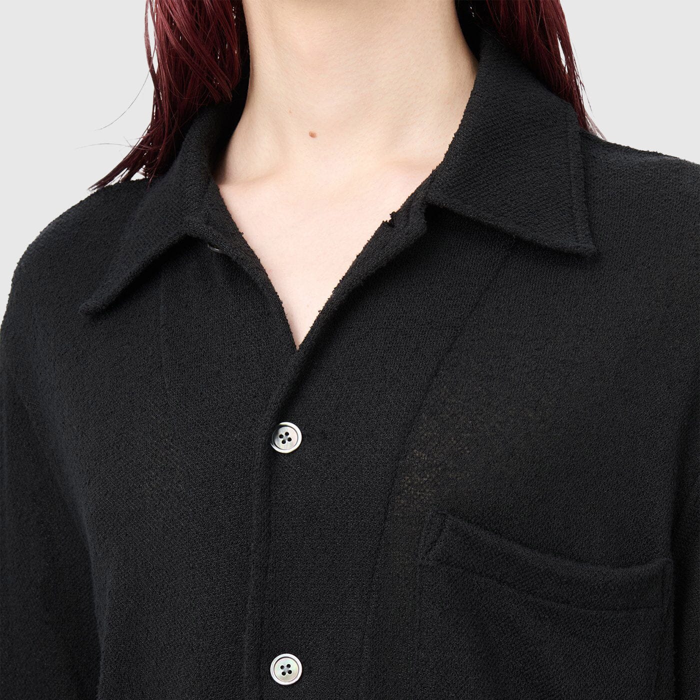 Our Legacy Box Shirt Shortsleeve - Black Boucle Shirt Our Legacy 