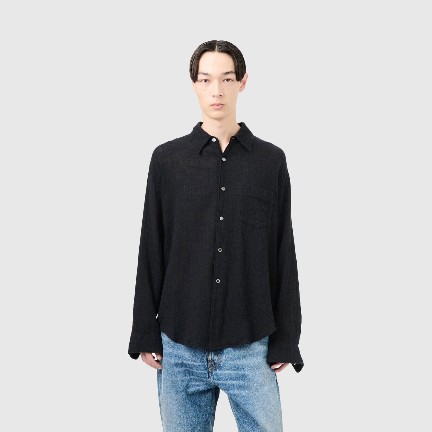 Our Legacy Coco Shirt - Washed Black Shirt Our Legacy 