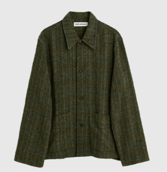 Our Legacy Haven Jacket - Seaweed Check Shirt Our Legacy 