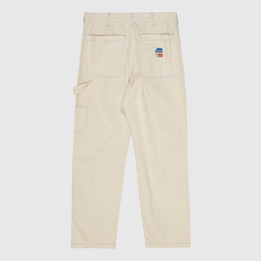 Palmes Broom Trousers - Off-White/Teal Pants Palmes 