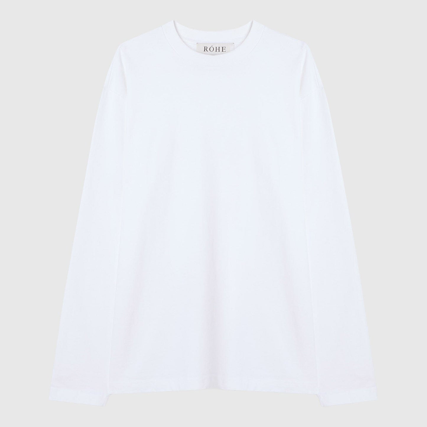 Róhe Oversized Longsleeve T-shirt - Optic White Longsleeve Róhe 