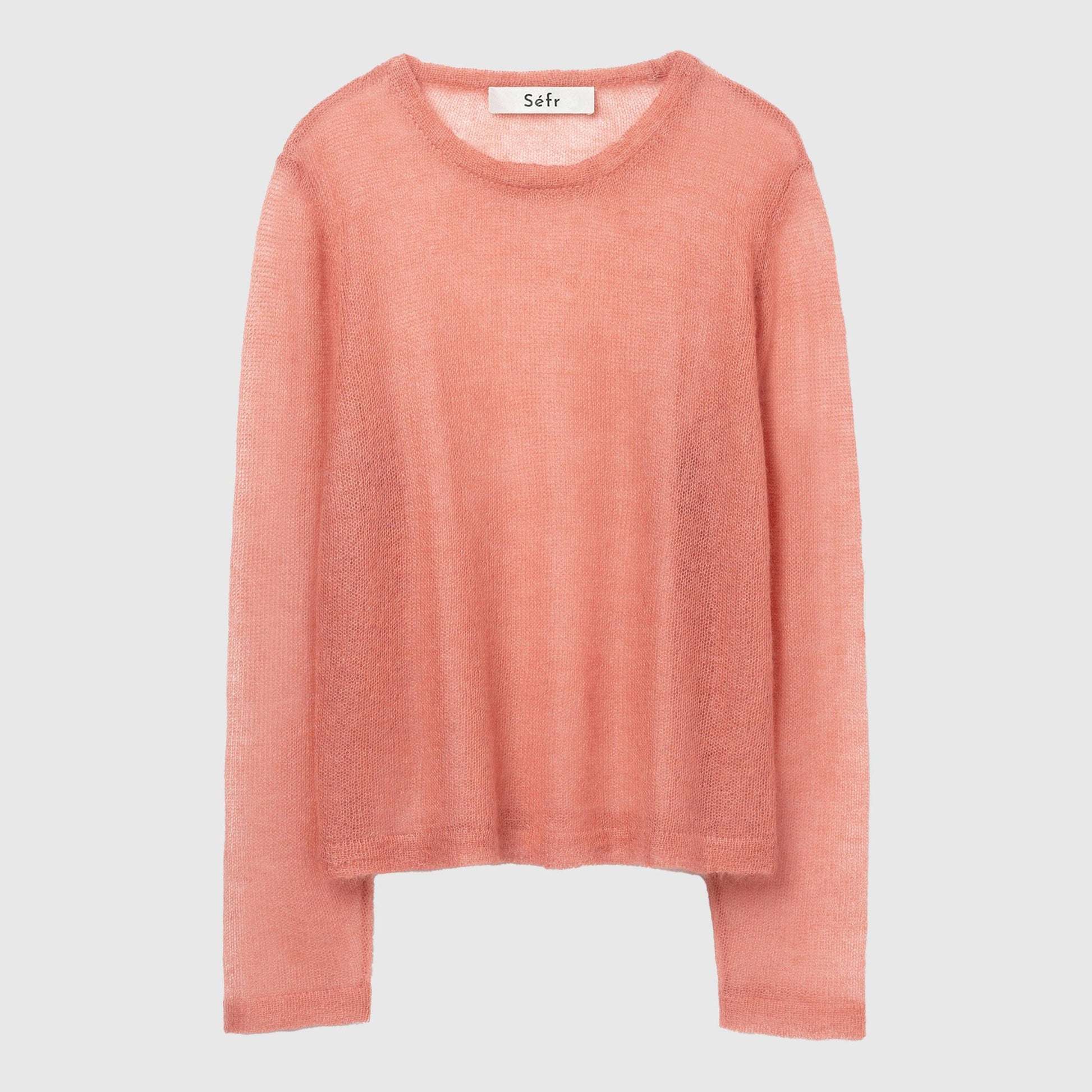 Séfr Les Sweater - Rose Sheer Mohair Knitwear Séfr 